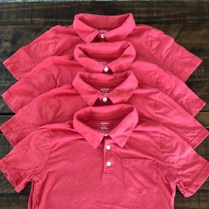 Boys polo shirts. Carter’s. Size 10. Lot of 4 shirts
